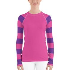 Playful Fitted Purple Tops, Playful Fitted Sports Top, Playful Striped Long Sleeve Top, Striped Long Sleeve Playful Top, Fitted Striped Tops For Sports, Striped Fitted Sportswear Top, Sully Costume, Cat Running, Leotard Bodysuit