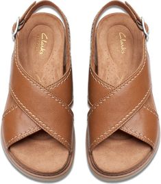 Clarks® Arwell Slingback Sandal (Women) | Nordstrom Sandals Design, Clarks Sandals, Hush Puppies, Designer Sandals, Slingback Sandal, Sandal Women, Fit In, Womens Sandals, Camel