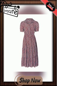 an image of a dress on display in a frame with the words, shop now