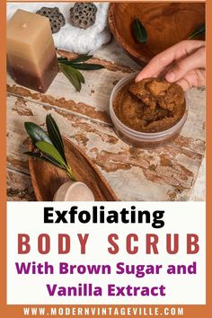 Homemade Body Scrubs, Diy Body Scrub Recipes, Body Scrub Recipe, Diy Body Scrub, Exfoliating Body Scrub, Homemade Hair Products, Young Skin, Scrub Recipe, Gorgeous Skin