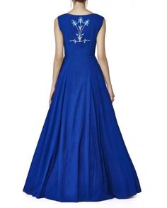 Royal Blue Color Gown Blue Color Gown, Cotton Dress Pattern, Royal Blue Gown, Blue Cotton Dress, Blue Gown, Royal Blue Color, Dress Pattern, Cotton Dresses, Strapless Dress Formal