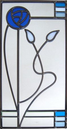 Renee Mackintosh, Mackintosh Furniture, Art Deco Stained Glass, Stained Glass Patterns Free, Hand Rail