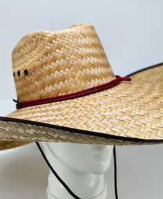 "Grande Mega Ranchero Straw Hat, Brim size about 7.50\" inches, inside circumference about 23.25\" inches overall hat size 23.5\"x22\" inches. With an elastic sweat bandana and an adjustable chin strap, hand crafted in Mexico" Casual Wide Brim Straw Hat For Western-themed Events, Adjustable Brimmed Straw Hat For Country Events, Adjustable Short Brim Sun Hat For Rodeo, Classic Sun Hat One Size For Rodeo, Classic Sun Hat For Rodeo, One Size, Classic Sun Hat For Rodeo, One Size Fits Most, Casual Straw Hat With Short Brim For Western-themed Events, Casual Brimmed Straw Hat For Western-themed Events, Casual Brimmed Straw Hat For Western Events