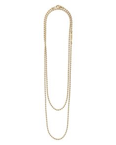 pdpImgShortDescription Formal Long Chain Necklace, Formal Long Cable Chain Necklace, Luxury Lariat Cable Chain Necklace, Luxury Double Strand Chain Necklace, Formal Yellow Gold Long Necklace, Yellow Gold Double Strand Chain Jewelry, Luxury Double Strand Gold Chain Necklace, Formal Long Gold Chain Necklace, Luxury Multi-strand Chain Necklaces