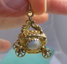 Vintage Rare Inlaid Stone Agate 18k Yellow Gold Movable Princess Carriage Charm  | eBay Chalcedony Yellow Gold Jewelry For Anniversary, Yellow Gold Chalcedony Jewelry For Anniversary, Anniversary Yellow Gold Chalcedony Jewelry, Chalcedony Cabochon Yellow Gold Jewelry, Fine Jewelry In Yellow Gold With Chalcedony, Yellow Gold Chalcedony Jewelry With Cabochon, Victorian Yellow Gold Cabochon Jewelry, Gold Chalcedony Jewelry For Anniversary, Formal Yellow Gold Chalcedony Jewelry