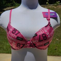 Original Price: $49.50. Padded, Push-Up Bra. Front Of Straps Are Sewn On. Back Of Straps Can Be Moved In A Few Positions (See Pictures). 90% Polyester, 10% Spandex Smoke/Pet Free Home. Sporty Fitted Bra For Spring, Pink Fitted Sporty Bra, Sporty Fitted Pink Bra, Casual Stretch Pink Bra, Summer Fitted Pink Bra, Fitted Pink Summer Bra, Push Up Bra, Aeropostale, Women's Intimates