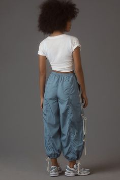 We have found this style runs large; we recommend sizing down for an ideal fit Nylon Side slant pockets Back pockets Pull-on styling Machine wash Imported | Full Twist Pants by Daily Practice by Anthropologie in Blue, Women's, Size: S P, Nylon Daily Practices, Anthropologie, Top Brands, Twist, Great Deals, Running, Luxury Fashion, Pants, Blue