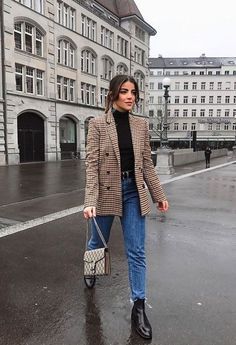 Moda Grunge, Mode Inspo, Blazer Outfits, Casual Winter Outfits, 가을 패션, Autumn Outfit, Outfit Inspo Fall, Fall Fashion Outfits