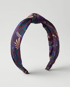 Crown your look with a picture perfect knot - this vibrant headband is an instant way to elevate any ensemble.,Fabrication:N/A Cleo Print Knot Headband by Ann Taylor Size regular - One Size Plum Burst Women's Hair, Accessories, Fashion, Accessories, N/A Women's Hair Accessories, Women's Hair, Accessories Fashion, Knot Headband, Picture Perfect, Effortless Style, Ann Taylor, Sunglasses Accessories, Womens Hairstyles