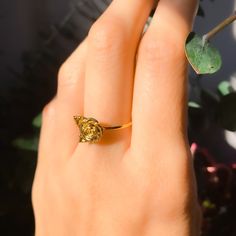 Embrace the beauty of nature with our 3D-printed Rose Ring. This intricately crafted piece captures the essence of a blooming rose, making it a stunning accessory for flower enthusiasts and nature lovers alike. Whether as a gift or a treat for yourself, this delicate and dainty ring is sure to make a lasting impression. Size: Varies by size about 2.5-3.5 tall and 1.2-1.3 thick Rose Making, Rose Flower Ring, Dainty Rose, Solid Gold Chains, Rose Ring, Blooming Rose, Lovely Jewellery, Dainty Ring, Flower Ring