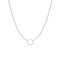 14k gold tiny anchored delicate circle necklace SPECIFICS• 14k tiny cable chain • circle is approx. ¼" Zoe Chicco, Everyday Basics, Fashion Capsule, Circle Necklace, Ring Size Guide, Bracelet Sizes, Spring Rings, Cable Chain, Jewelry Care