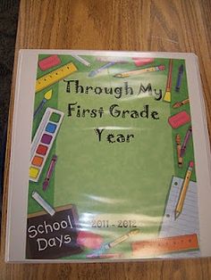 a book with the title through my first grade year