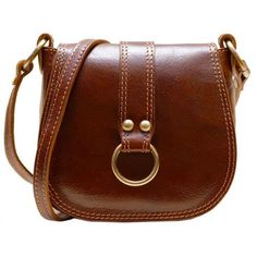 Floto Venezia ItalianLeather Women's Saddle Crossbody Bag Classic Brown Saddle Bag With Adjustable Strap, Chic Brown Saddle Bag With Brass Hardware, Elegant Saddle Bags With Leather Handles, Travel Saddle Bag In Brown Vegetable Tanned Leather, Travel Brown Vegetable Tanned Leather Saddle Bag, Brown Vegetable Tanned Leather Saddle Bag For Travel, Classic Brown Vegetable Tanned Leather Bags, Chic Dark Tan Leather Shoulder Bag, Classic Leather Bucket Shoulder Bag