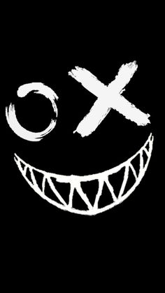 an image of a smile with the letter x on it