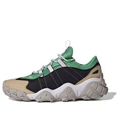 Adidas FYW Secant Shoes 'Black Green Brown' FZ0432 (SNKR) Marathon Running Shoes, Sneakers Adidas, Marathon Running, Running Shoes Sneakers, Nike Huarache, Stylish Sneakers, Green Brown, Shoes Black, Green And Brown