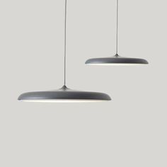 Contemporary Led Dining Room Pendant Light: Saucer Metal Suspension Lighting Grey / Small Vibia Lighting, Small Canopy, Dining Room Pendant Light, Modern Dining Room Lighting, Lighting For Dining Room, Suspension Lighting, Hanging Lighting, Dining Room Pendant, Pendant Lighting Dining Room