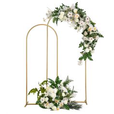 PRICES MAY VARY. [Two-piece set of Wedding Arch Stand]:The size of our two-piece set of wedding arch: 5FT, 6FT height,1.97FT,2.62FT wide.the top of our arch is a semi-circular ring shape which makes the backdrop arch more classic. A reinforced cross bar is designed at the base to provide a firm balance support, safe and reliable. [Elegant metal wedding arch]: The classic semi-circular ring shape arch and solid metal structure of the gold background frame will provide an epic background for your Metal Arch Backdrop, Balloon Arch Frame, Wedding Arch Backdrop, Arch Backdrop Stand, Vine Decoration, Flower Birthday Party, Baby Shower Background, Arch Frame, Metal Wedding Arch