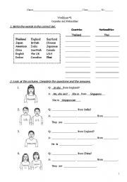 the worksheet is filled with pictures and words to help students understand what they are doing