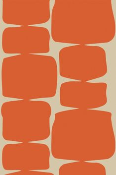 an orange and white background with squares