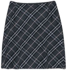 Current Boutique-Burberry - Grey & Black Plaid Wool Midi Skirt Sz 6 Wool Midi Skirt, Buy Shoes Online, Plaid Skirt, Tartan Pattern, Jacket Design, Plaid Skirts, Knit Vest, Wool Plaid, Black Plaid