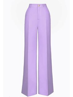 Experience timeless style with this Women's 2 Piece Royal Purple Blazer & Wide Leg Trousers Set from HEYFANCYSTYLE. Crafted in a light violet hue, it features a tailored blazer, wide-leg trousers, and a complimentary pearl belt. Why You’ll Love It Blazer & Wide-Leg Trousers for a complete look Unique Light Violet Shade with a luxe feel Complimentary Pearl Belt adds elegance High-Quality Fabric for lasting comfort Limited Edition – exclusive and refined Add this luxurious set to your collection f Chic Tailored Full-length Pantsuit, Elegant Full-length Purple Bottoms, Elegant Full Length Purple Bottoms, Elegant Purple Pants For Party, Spring Formal High-waisted Wide Leg Pants, Modern Formal Wide Leg Pants For Spring, Chic Formal Dress Pants With Pressed Crease, Modern Wide Leg Pants For Spring Formal, Modern Wide Leg Pants For Formal Spring Events