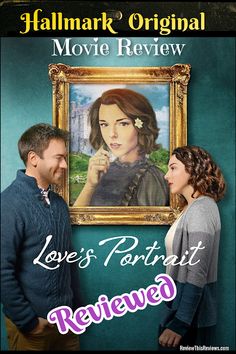 the movie poster for love's portrait is shown with two people looking at each other