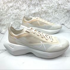 Nike Vista Lite Women’s 11.5 Pale Ivory & Summit White Off White Cream Color Neutral Color Perfect Wardrobe Staple Sheer Details Imperfections Pictured Brand New In Box Without Lid Unique, Fun, And Comfortable Sneakers Perfect Spring And Summer Color Nike Beige Sneakers With Translucent Outsole, Beige Low-top Running Shoes With Translucent Outsole, Cream Lace-up Sneakers With Air Cushioning, Cream Sneakers With Round Toe For Running, Cream Round Toe Running Shoes, Casual Cream Sneakers With Vented Sides, White Slip-on Running Shoes With Translucent Outsole, Cream High-top Running Shoes With Boost Midsole, Cream Low-top Running Shoes With Cushioned Footbed