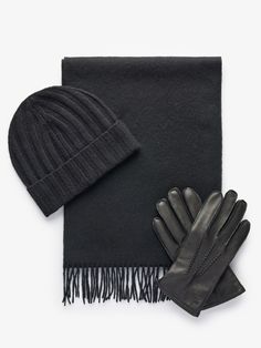 Material:

Beanie: 100% Wool
Scarf: 100% Wool
Gloves: Shell vegetable tanned deer napa
Lining: 70% wool & 30% nylon Pin Collar Shirt, Sleeve Garter, Canvas Laptop Bag, Wool Gloves, Collar Pins, Tuxedo Shirts, Blazer Shirt, Knit Blazer, Wool Beanie