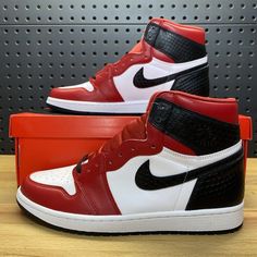 New With Box 100% Authentic, Unworn. Nike Air Jordan Retro 1 High Satin Snake Chicago Cd0461 Women’s 11 Or Equivalent To Men’s 9.5 These Are My Pictures Of The Actual Item. Item Is In Hand, Ready To Ship. Pictures Includes Every Possible Angles And Prospective. For Better Judgment Please Review Pics For Details Thanks! In The Event You Are Not Satisfied With The Transaction, Please Let Us Know Prior To Leaving Feedback To Give Us The Opportunity To Try And Make Things Right. Thank You For Your B Classic Jordan Leather Shoes With White Sole, Classic Leather Jordan Shoes With White Sole, Classic Jordan Leather Shoes With Rubber Sole, Classic Leather Jordan Shoes With Rubber Sole, Red Leather High-top Sneakers With Perforated Toe, Classic Leather High-top Jordan Shoes, Red Leather Basketball Shoes With Perforated Toe Box, Classic Leather Jordan Shoes, Homecoming Sneakers