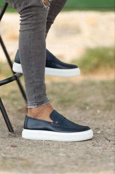 Suit Man, Black Leather Sneakers, Shoe Sole, Summer 22, Loafer Sneakers, Blue Sneakers, Leather Shoes Men, Eva Sole, Monk Strap