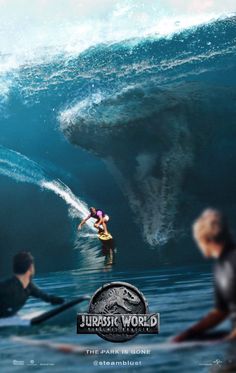 a man riding a wave on top of a surfboard