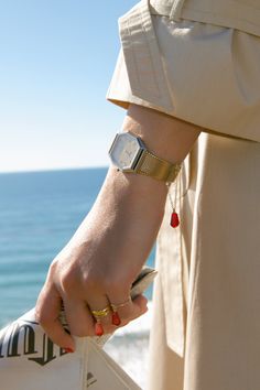 These fun WATCH ADD ON jewelries are the best way to spice up you watch game! It can be add to your watch band, bracelet, or even to you necklace. 14k Gold filled Length: 2.5" 100% Handmade with 100% JOY Comes in; Crystal Butterfly Match Yellow Ceramic Butterfly Pomegranate Seed Armenian YERAGOOYN Flag Initals * Please note; you can choose the inital by leaving us a message when placing your order. Ceramic Butterfly, Fun Watch, Watch Band Bracelet, Yellow Ceramics, Crystal Butterfly, Pomegranate Seeds, Band Bracelet, Wrap Watch, Spice Up