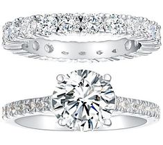 Take her breath away with the dazzling look with this sterling silver bridal ring set. Anniversary Rings With Hand-set Cubic Zirconia, The Dazzling, Bridal Ring Set, Bridal Ring, Bridal Rings, Ring Set, Ring Sets, Jewelry Rings, Engagement Rings