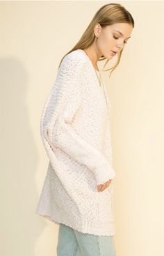 Blush pink extremely soft and cozy cardigan Cozy Fit Cardigan With Soft Texture For Loungewear, Cozy Fit Soft Texture Cardigan For Loungewear, Comfortable Soft Knit Cardigan For Loungewear, Soft Texture Cozy Fit Cardigan For Loungewear, Soft Textured Cardigan With Cozy Fit For Loungewear, Cozy Chunky Knit Sweater Coat For Loungewear, Cozy Knit Sweater Coat, Soft Long Sleeve Cardigan For Loungewear, Long Sleeve Cardigan With Soft Texture For Loungewear