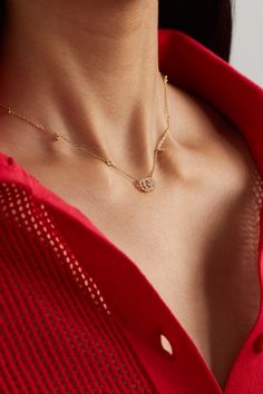 Gucci's 'GG' logo is one of the Italian house's most recognizable signatures, representing more than 95 years of rich history. A sophisticated yet effortless way to wear the motif every day, this delicate necklace is made from 18-karat gold and set with 0.22-carats of diamonds. It will make a thoughtful gift to fans of the label. Gucci White Gold Jewelry For Anniversary, Elegant Gold-plated Diamond Necklace With Delicate Chain, Gucci Yellow Gold Jewelry For Formal Occasions, Elegant Gold Plated Diamond Necklace With Delicate Chain, Formal Gold Plated Clavicle Diamond Necklace, Formal Gold Plated Clavicle Chain Diamond Necklace, Luxury Diamond Necklace With Elegant Design, Classic White Gold Gucci Jewelry, Classic Gucci White Gold Necklace