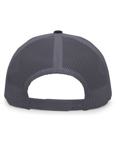 Trucker Snapback Cap - BLACK / GRAPHITE - OS | Pacific Headwear Trucker Snapback Cap in black | Cotton Blend Black Outdoor Hat With Curved Bill, Black Hats With Curved Bill For Outdoor, Black Curved Bill Hat For Outdoor, Outdoor Black Hat With Curved Bill, Black Snapback Hat For Outdoor With Flat Bill, Black Sports Hat With Curved Brim, Casual Black Baseball Cap With Breathable Mesh, Black Flat Bill Snapback Hat For Outdoor, Adjustable Black Trucker Hat