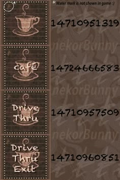 some type of font and numbers on a brown background