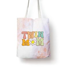 Groovy Twin Mama Funny Mothers Day For New Mom Of Twins Tote Bag, Mom Tote Bag, Tote Bags For Moms, Mother’s Day Gifts – Excoolent Introducing our Tote Bag, the epitome of style and functionality. Crafted from high-quality materials, it offers durability for everyday use. With spacious compartments and sturdy handles, it’s perfect for carrying... Mom Of Twins, Mom Tote Bag, Twin Mom, Funny Mothers Day, Funny Mother, One Bag, Bag Canvas, Printed Tote Bags, Womens Tote