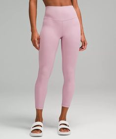 lululemon Align™ High-Rise Pant 25" | Women's Leggings/Tights | lululemon Lightweight Pants, Rose Blush, Lululemon Align, High Rise Pants, High Rise Leggings, Blush Roses, Lululemon Leggings, Lululemon Women, Bottom Clothes