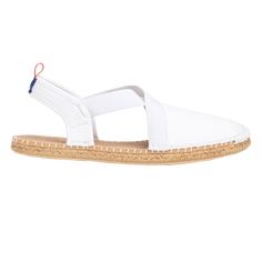 Hello, perfect slingback sandals! These water-friendly espadrille style flats feature a comfy neoprene strap, open heel, and a non-skid rubber sole. The best part about these shoes? Cushiness alert: the padded footbed makes them super walkable! No half sizes, please size up! White Espadrilles With Removable Insole For Summer, Spring Closed Toe Slingback Sandals, Casual Ankle Strap Sandals For Everyday, Spring Ankle Strap Sandals For Everyday, Everyday Ankle Strap Sandals For Spring, Casual White Sandals With Adjustable Strap, White Espadrilles With Cushioned Footbed For Vacation, Casual White Espadrilles With Cushioned Footbed, White Closed Toe Summer Slingback Sandals