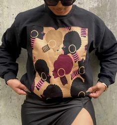 It's all about that throw on & go type of vibes. Cute with jeans, sweats or a cute skirt. Our super soft custom sweatshirts are seriously BAE! Material: 60% polyester, 40% cotton Long Sleeve Multi-color print fabric Black Crew Neck Unisex True to Fit **Please allow 3-5 business days for our custom made to order shirts to ship. Graphic print may vary due to cut of fabric. Oversized Street Style, Hot Pink Sweatshirt, Outfit Upgrade, Yellow Sweatshirt, Cute Skirt, Graphic Apparel, Custom Sweatshirts, Fabric Black, Take A Shower