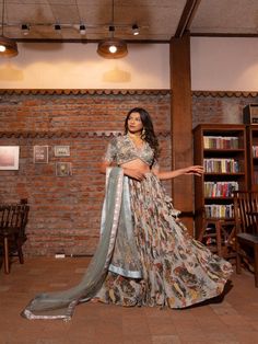 Featuring georgette base printed lehenga along with hand embroidered cutwork bustier with lace details. Comes with hand embroidered net dupatta and tassels. Color: Ash Grey Fabric: Georgette and Viscose Unique Work: Embroidery Note: The product will be diaptched within 20-25 days of rder placed Dry clean only Printed Lehenga, Georgette Lehenga, Net Dupatta, Cut Work, Best Deal, Ash Grey, Grey Fabric, Lace Detail, Lehenga