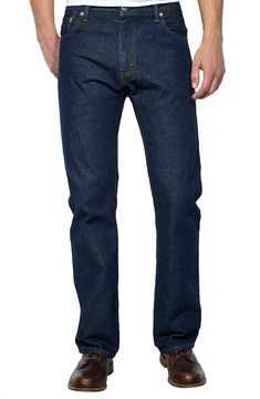 Levi's Men's 517 Boot Cut Denim Jeans are the perfect staple to any outfit. Crafted from 100% cotton and 14.40 Oz of lightweight fabric, these jeans have a classic zipper fly opening and five pockets, so you have plenty of space for your essentials. With a non-stretch fit, you'll have all the style and comfort you need. Levi Bootcut Standard Denim Jeans 100% Cotton 14.40 Oz Zipper Fly Opening 5 pockets Zip Fly Non-stretch Mens Western Jeans, Smart Casual Office, Levis Bootcut, Affordable Jeans, Western Jeans, Mens Fashion Jeans, High Fashion Outfits, Comfortable Jeans, Denim Trends