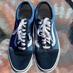 Vans Men’s Navy Blue Suede, And Canvas Sneakers. The Size Is 7.5. Brand New Without Box. Sporty Blue Canvas Sports Shoes, Sporty Blue Canvas Shoes For Sports, Sporty Navy Canvas Shoes For Streetwear, Blue Canvas Shoes With Laces For Streetwear, Blue Canvas Shoes For Streetwear, Navy Casual Skate Shoes For Streetwear, Sporty Blue Canvas Shoes For Skateboarding, Casual Navy Skate Shoes For Streetwear, Casual Blue Canvas Shoes For Streetwear