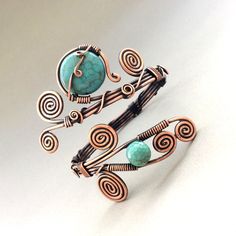 Turquoise Bracelet Turquoise Cuff Bracelet Copper Turquoise Bracelet Turquoise Jewelry Wire Wrapped Jewelry Handmade Copper Jewelry by BeyhanAkman on Etsy Hand Wrapped Artisan Turquoise Bracelets, Unique Turquoise Beaded Bracelets For Gift, Artisan Hand Wrapped Turquoise Bracelets, Hand Wrapped Artisan Turquoise Bracelet, Artisan Hand Wrapped Turquoise Bracelet, Handmade Turquoise Friendship Jewelry, Adjustable Turquoise Cuff Bracelet As Gift, Handmade Turquoise Jewelry For Friendship, Handmade Turquoise Bracelets Gift