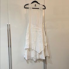 Italian Made White Handkerchief Linen Dress Boho Style Brand Onz White Linen Slip Dress, White Handkerchief, Linen Slip Dress, In Her Garden, Boho Style Dresses, Dress Boho, Linen Dress, White Linen, Boho Style