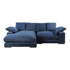 Enjoy free shipping on 2 PC Blue Corduroy Couch Large Reversible Modular Sofa from Moe's Home. Premium quality Sectionals & Modulars sale Basement Couch, Navy Sectional, Corduroy Couch, Cloud Couch, 3 Piece Sectional Sofa, Blue Couch, Contemporary Sectional, Large Couch, Sectional Chaise