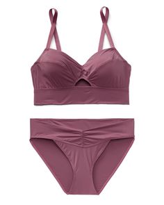 The Fatima dark purple bra and panty set is made from recycled micro fabrics for a sexy and sustainable lingerie look. This demi bra style has ruched detailing, a keyhole detail, and adjustable straps. (Available in sizes XS-XL.) Purple Bra, Purple Bras, Adore Me, Bra Style, Demi Bra, Bra And Panty Sets, Bra Styles, High Cut, Dark Purple