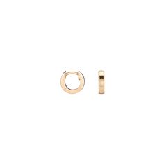 These must-have classic 14K gold huggie hoops are easy to incorporate into any earring stack. Classic Huggie 14k Gold Rings, Classic 14k Gold Huggie Rings, Everyday Gold Huggie Earrings, Everyday 14k Gold Huggie Earrings, Minimalist 14k Gold Huggie Rings, Classic Small Hoop Rose Gold Huggie Earrings, 14k Gold Huggie Rings For Everyday, Minimalist Polished Yellow Gold Huggie Earrings, Timeless Huggie Hoop Earrings