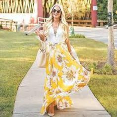 Yellow Floral Maxi Dress Sz Small Nwot New Without Tags Elastic Band Waist For Stretch Short Lining Underneath Sheer Material Pet/Smoke Free Same/Next Day Ship Colorful Maxi Skirt, Casual Yellow Maxi Dress For Beach Season, Yellow Maxi Dress For Spring Beach, Spring Yellow Flowy Dress, Yellow Maxi Dress For Spring Beach Outing, Yellow Maxi Dress For Spring Beach Occasion, Casual Yellow Flowy Maxi Dress, Casual Flowy Yellow Maxi Dress, Flowy Yellow Maxi Dress For Spring